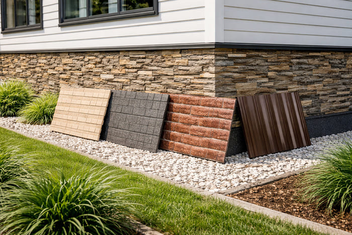 Какие бывают панели для отделки фундамента: виды, плюсы и ограничения